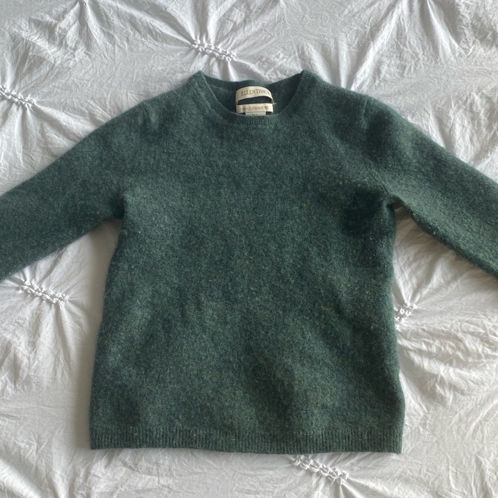 Ellen Tracy 100% cashmere girls sweater